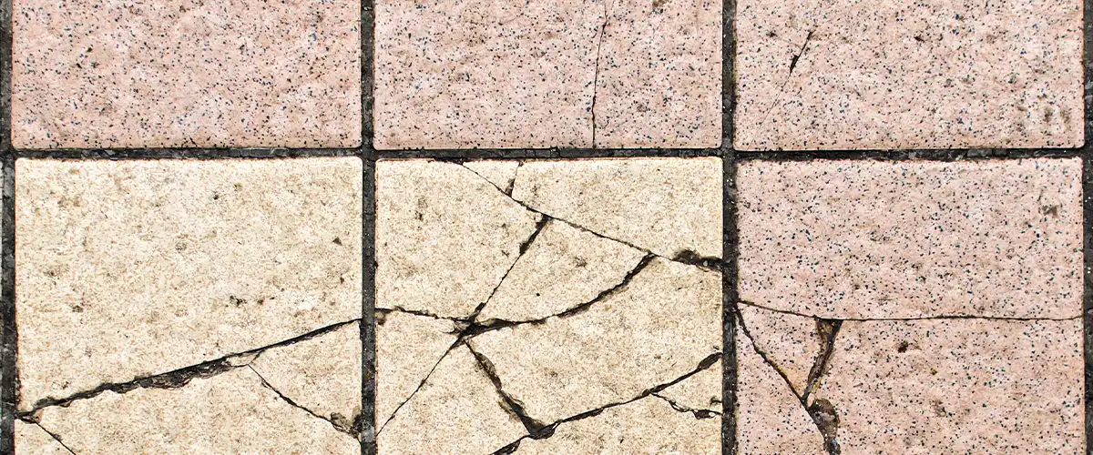 bathroom flooring damaged as bad flooring option