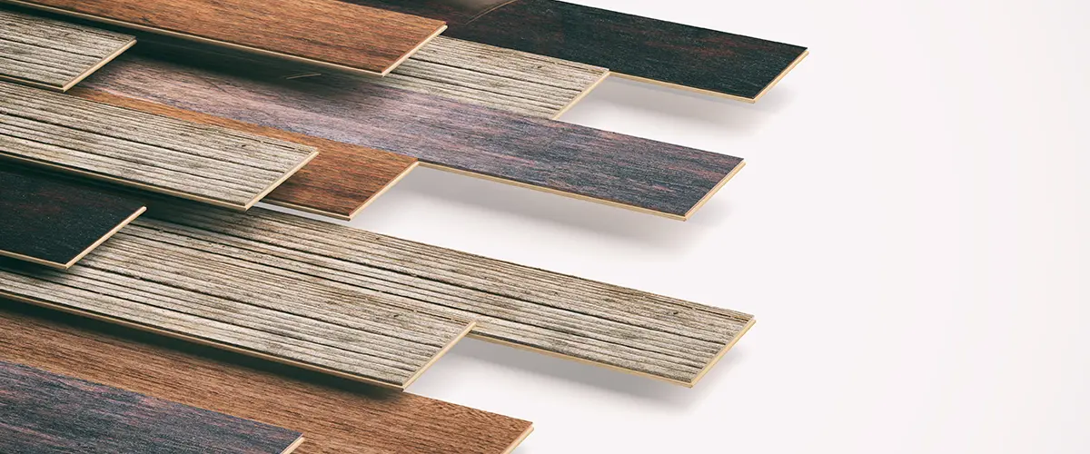 laminate flooring being compared to lvp flooring