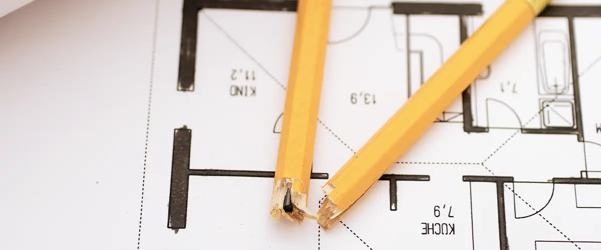 Broken Pencil Suggests House Remodel Fail With No Legal Permit
