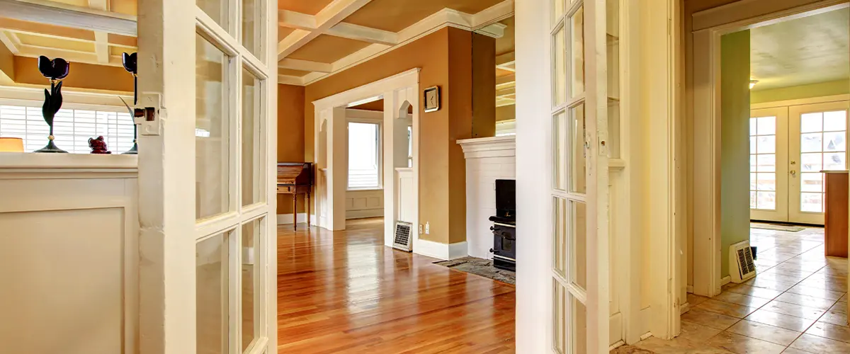 View of a remodeled home from a hallway