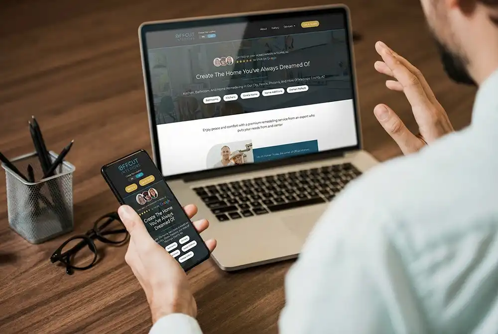 Website and Marketing Support for Offcut Interiors